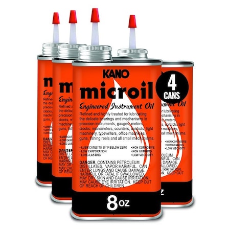Kroil Microil 8 Oz. High Grade Precision Instrument Lubricant, 4PK AZMC081C4